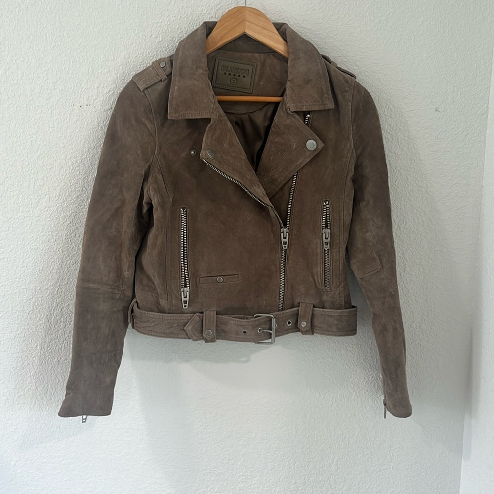 BlankNYC Women’s Suede Moto Jacket Size Small